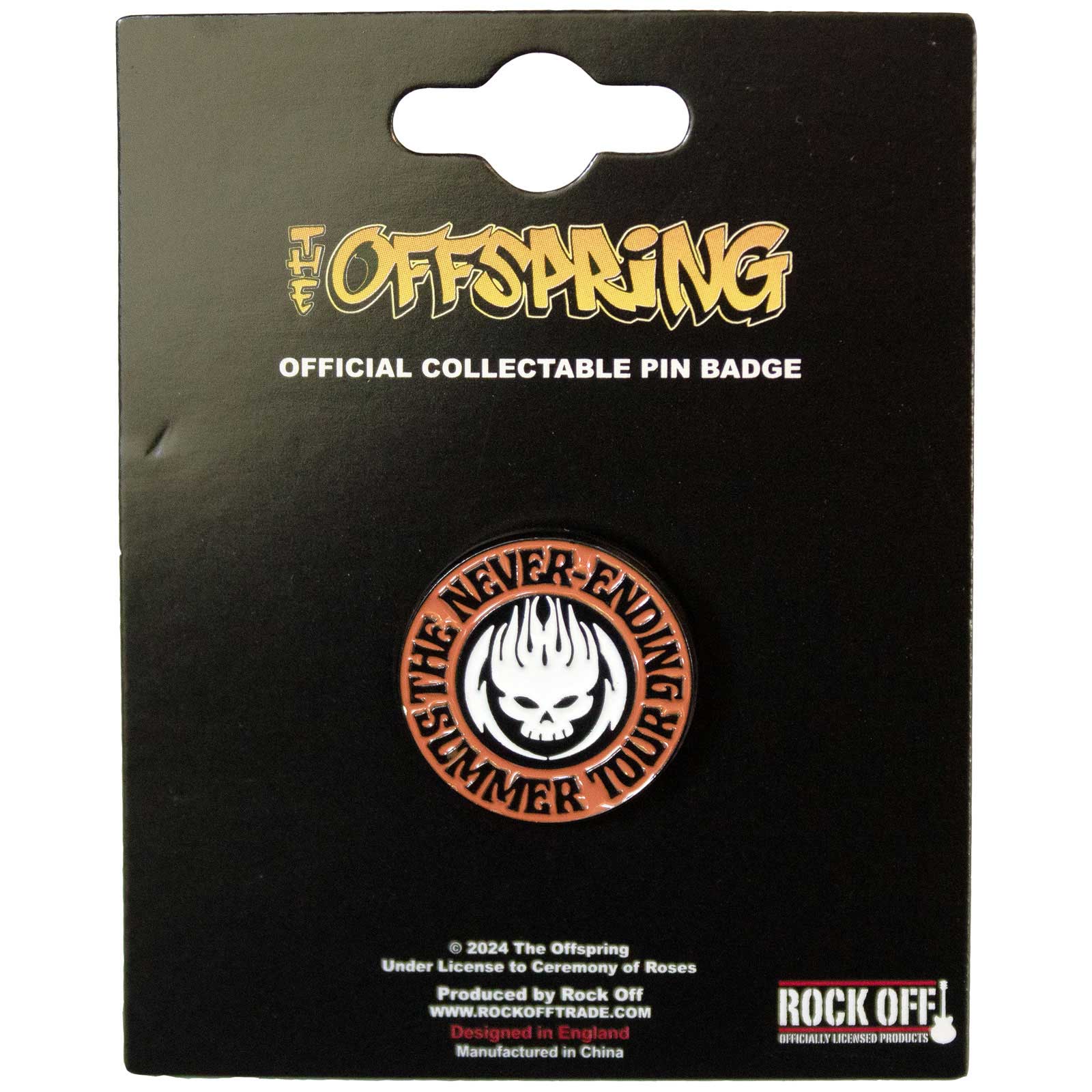 The Offspring: The Never Ending Summer Tour Pin Badge