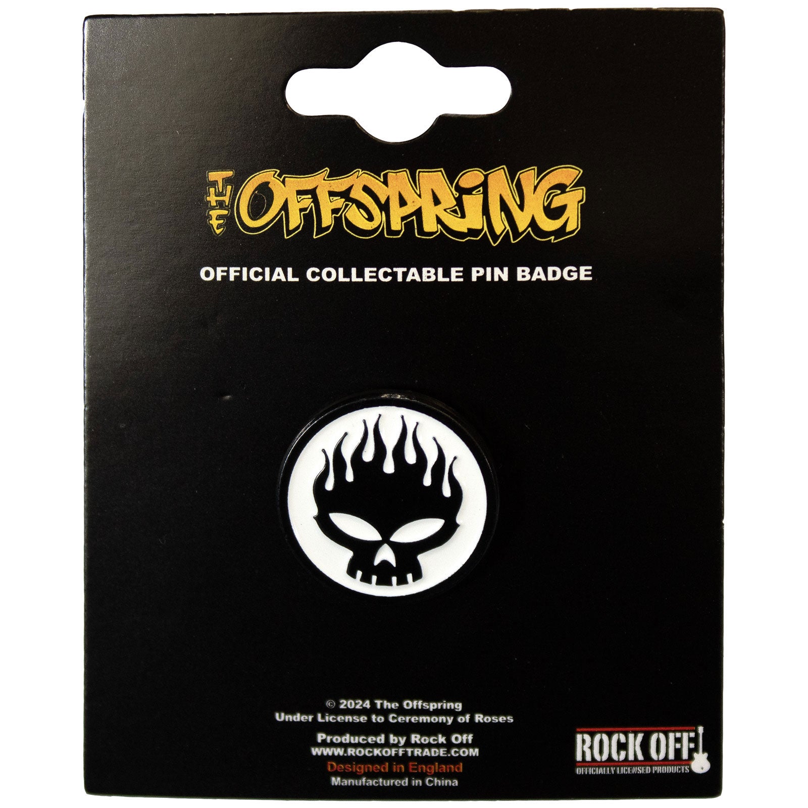 The Offspring: Skull Pin Badge