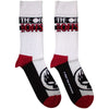 The Offspring: Flaming Skull Logo Ankle Socks