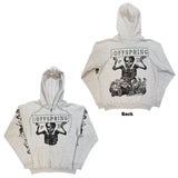 The Offspring: Skeletons Zipped Hoodie (Back Print)