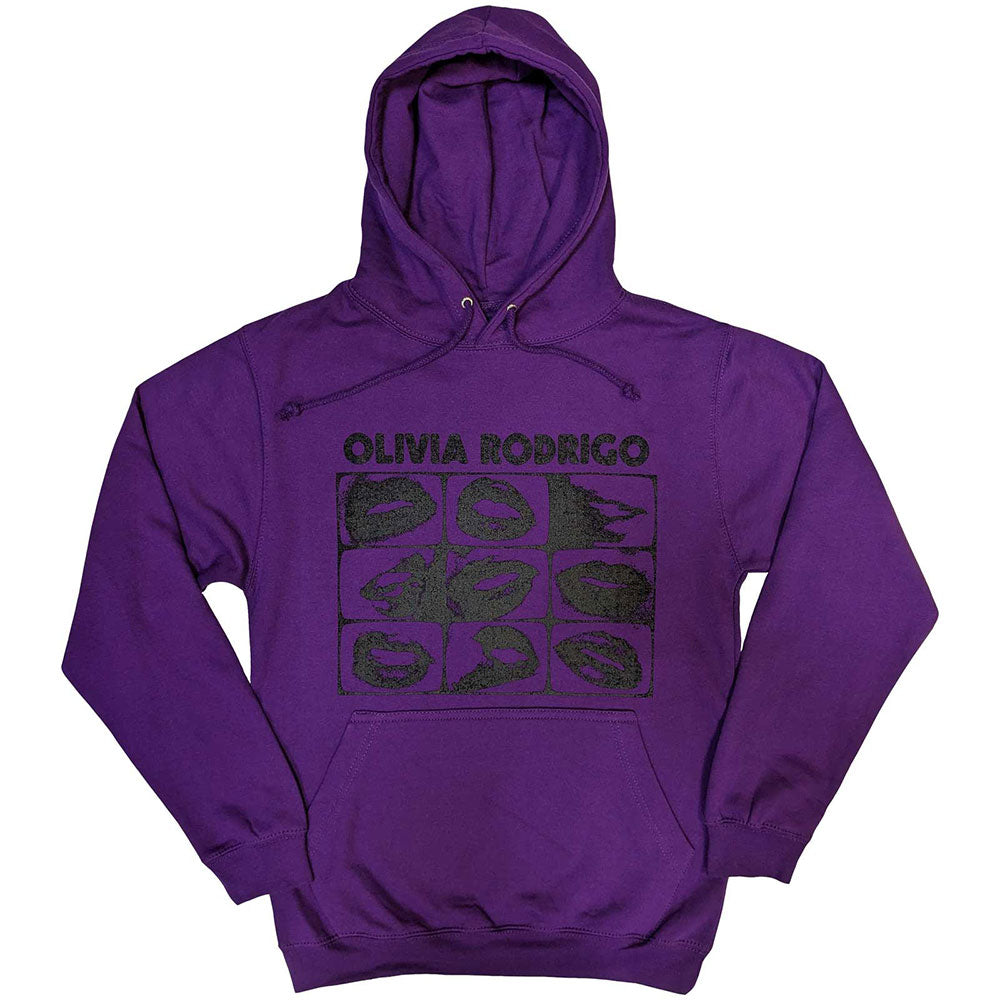 Olivia Rodrigo: Threshold Lips Grid Pullover Hoodie