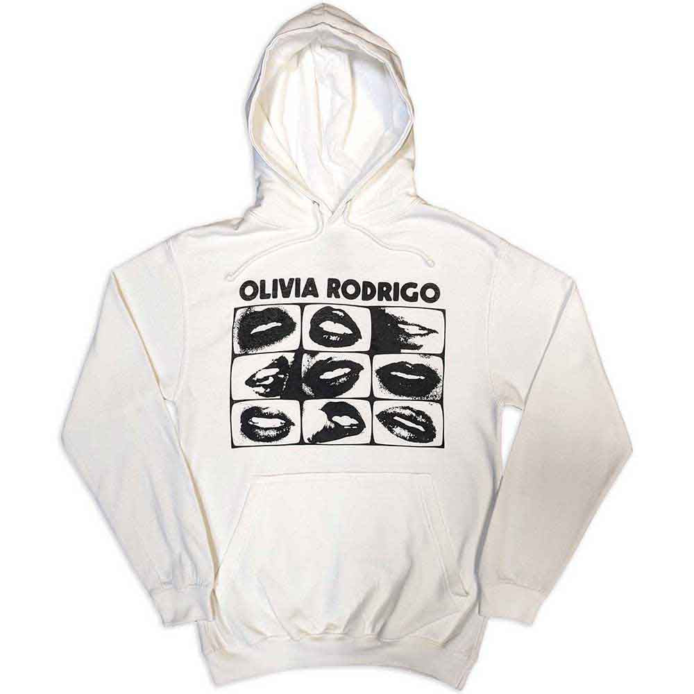 Olivia Rodrigo: Threshold Lips Grid Pullover Hoodie