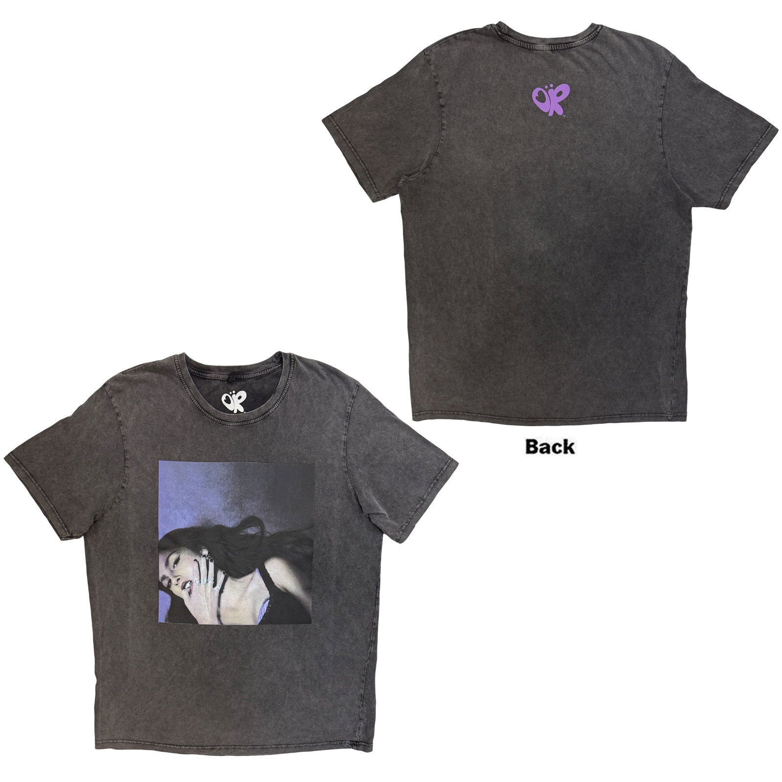 Olivia Rodrigo: Guts Album Cover (Charcoal Grey) T-shirt – officielt merchandise