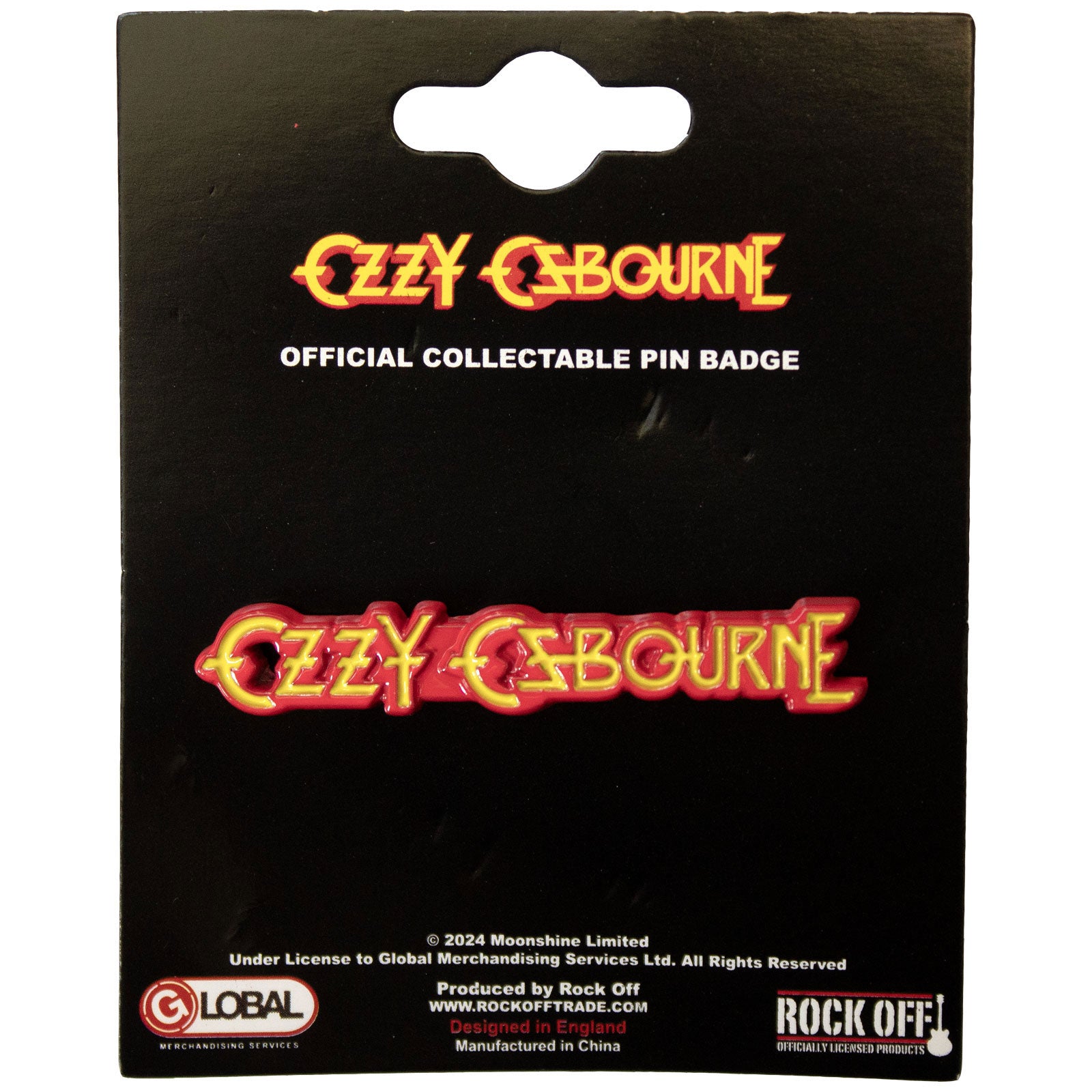 Ozzy Osbourne: Logo Pin Badge