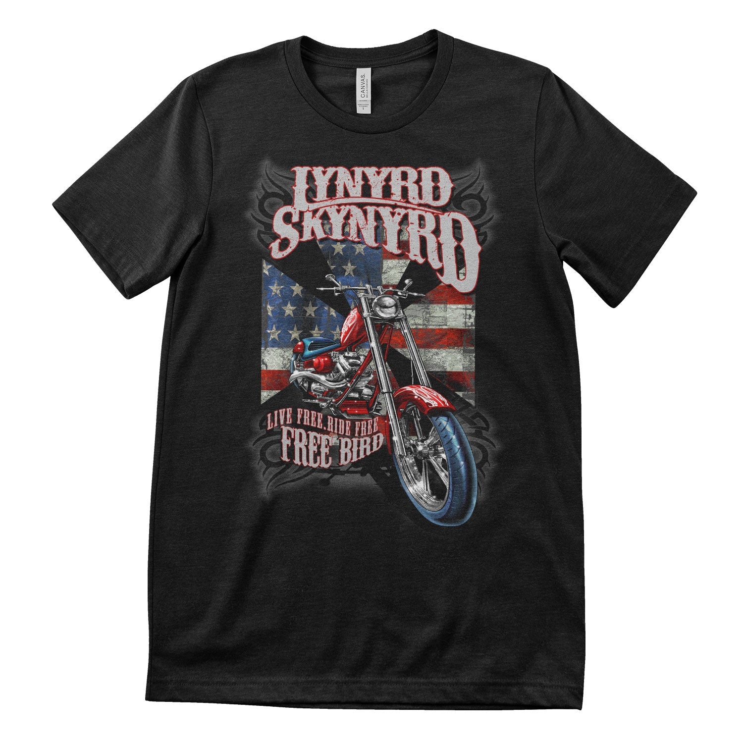 Lynyrd Skynyrd - Live Free T-Shirt T-Shirt fra Lynyrd Skynyrd