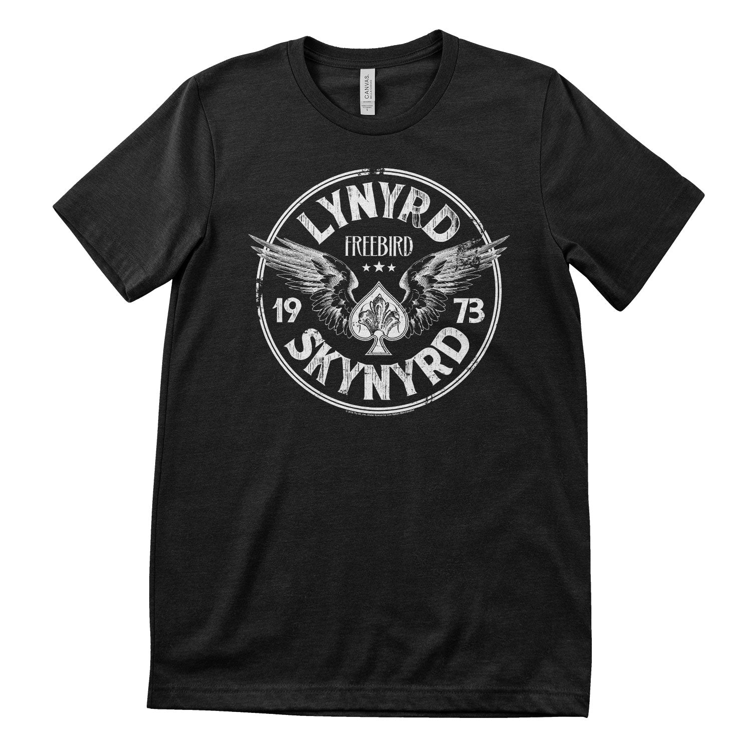 Lynyrd Skynyrd 1973 Circle Patch T-Shirt T-Shirt fra Lynyrd Skynyrd