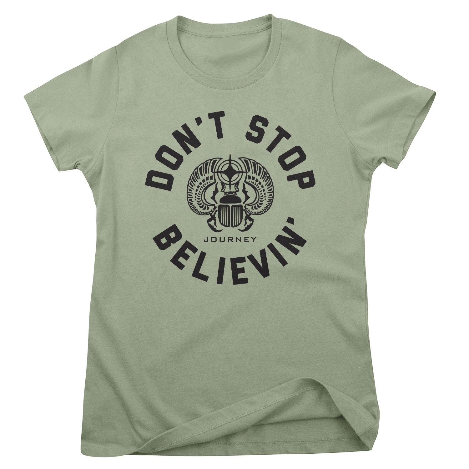Don't Stop Believin' Circle Girly Tee