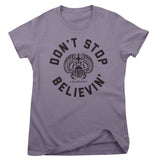Don't Stop Believin' Circle Girly Tee