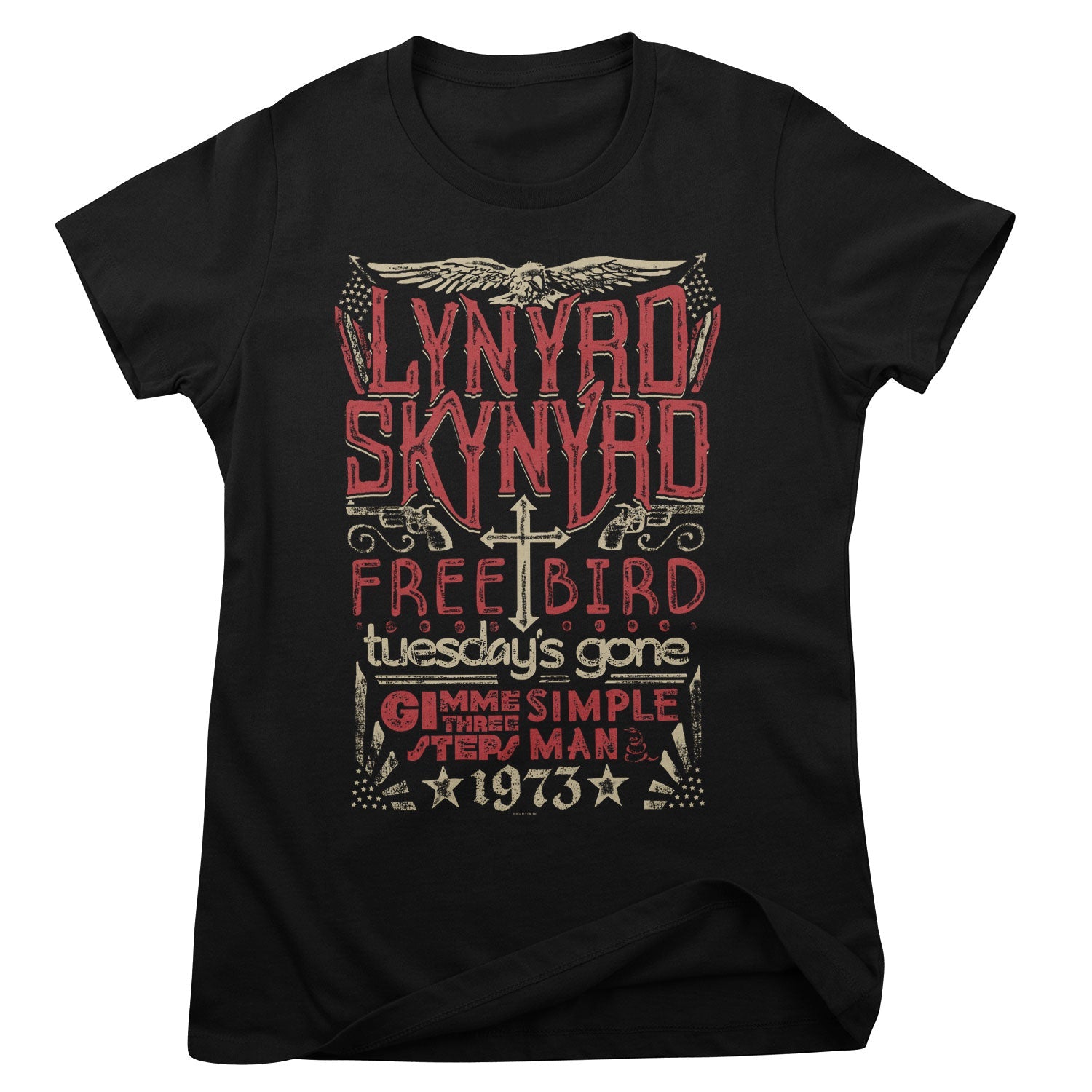 Lynyrd Skynyrd - Free Bird Girly Tee Girly Tee fra Lynyrd Skynyrd