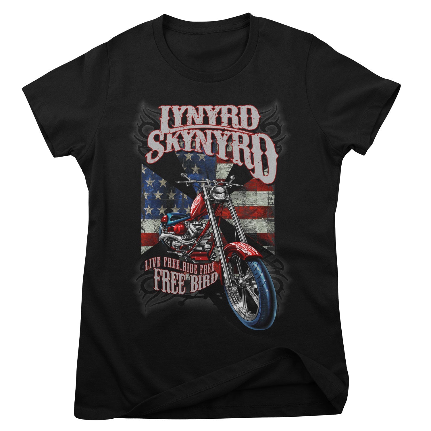 Lynyrd Skynyrd - Live Free Girly Tee Girly Tee fra Lynyrd Skynyrd