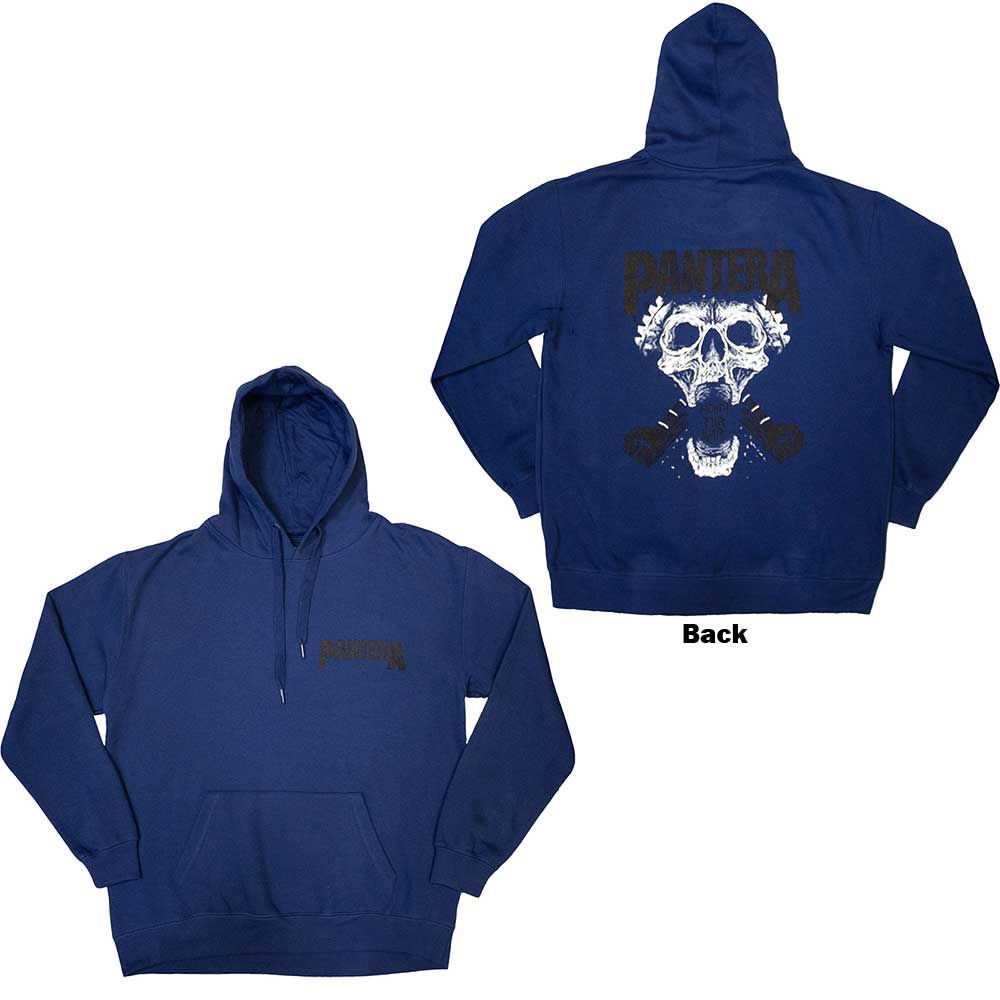Pantera: Mouth For War B&W Pullover Hoodie (Back Print)
