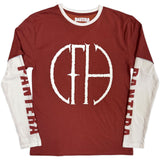 Pantera: Frayed Logo (Red & White) (Sleeve Print) Long Sleeve – officielt merchandise