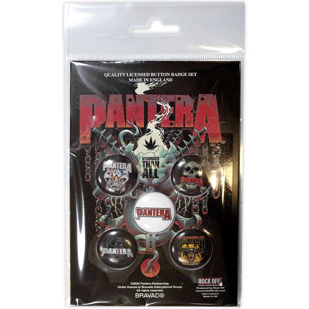Pantera: Snake Button Badge Pack
