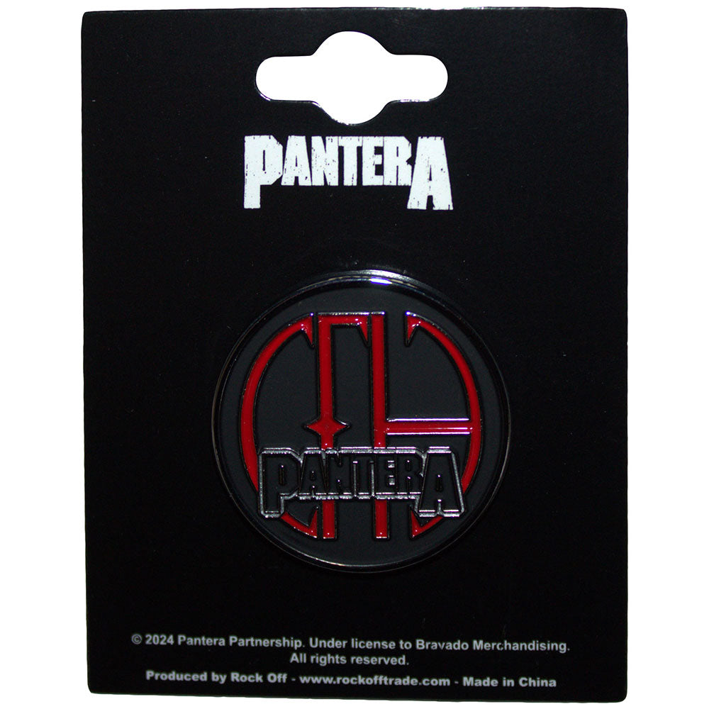 Pantera: Cowboys From Hell Logo Pin Badge (Die Casting)
