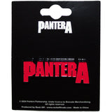 Pantera: Red Logo Pin Badge (Die Casting)