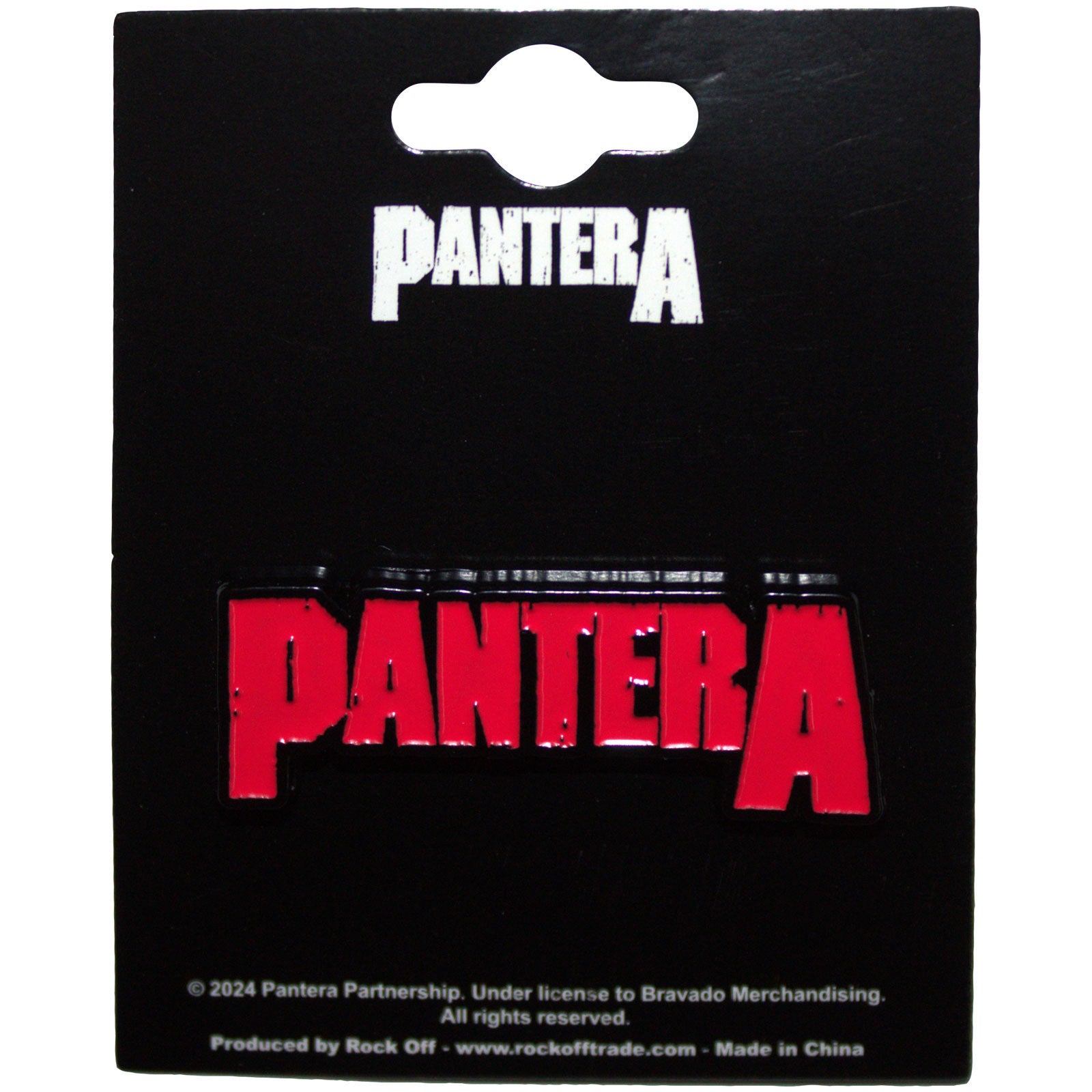 Pantera: Red Logo Pin Badge