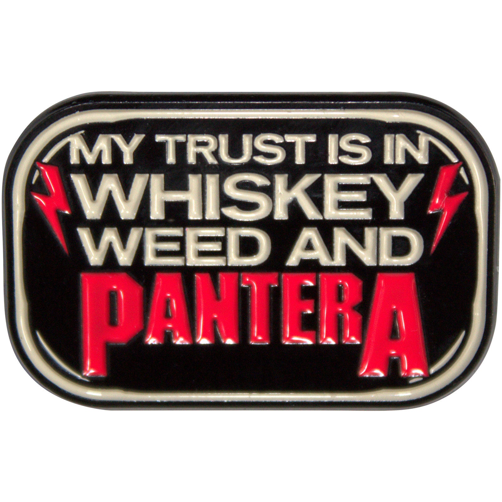 Pantera: Whiskey Pin Badge