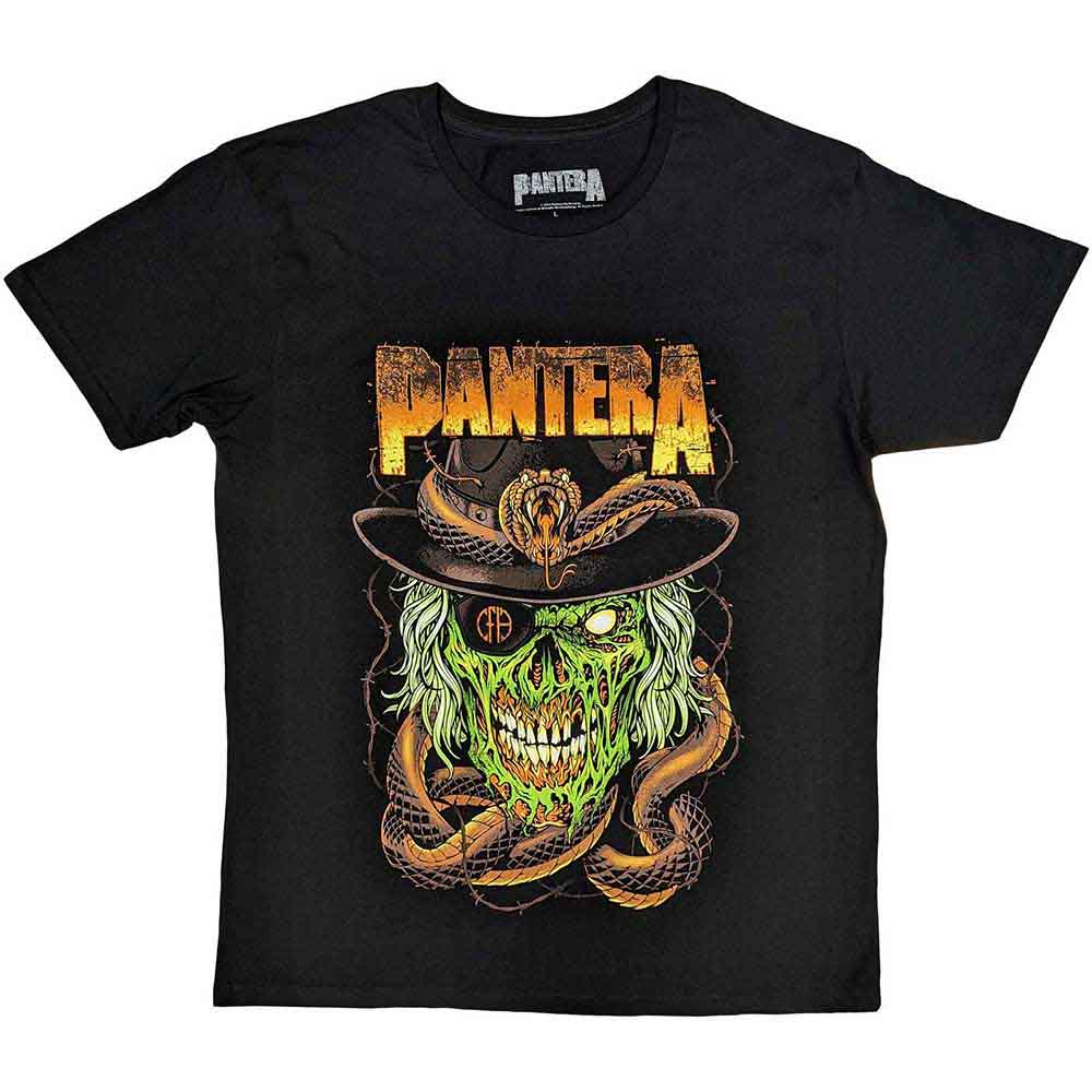Pantera: Snake & Skull T-shirt – officielt merchandise