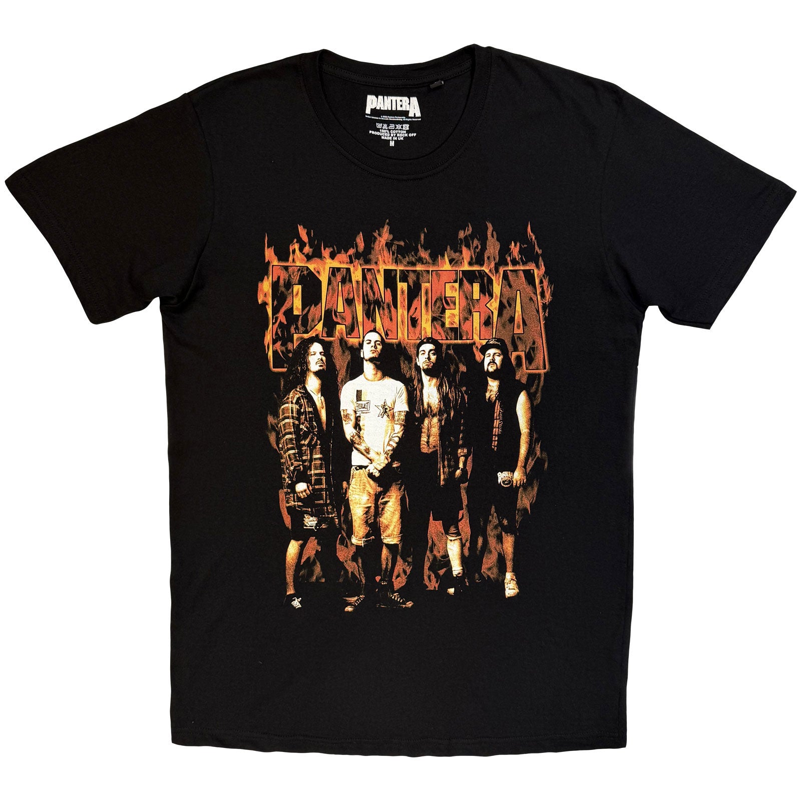Pantera: Flames T-shirt – officielt merchandise