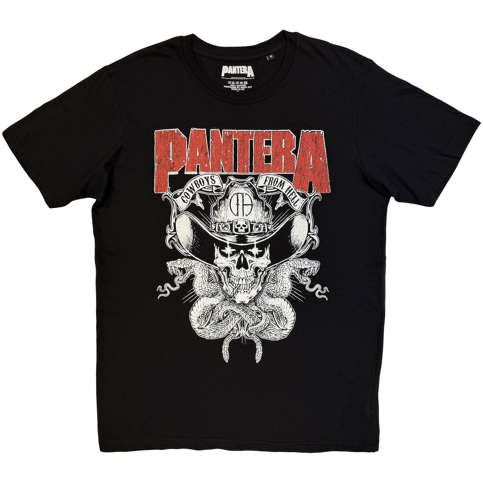 Pantera: Snake Skull T-shirt – officielt merchandise