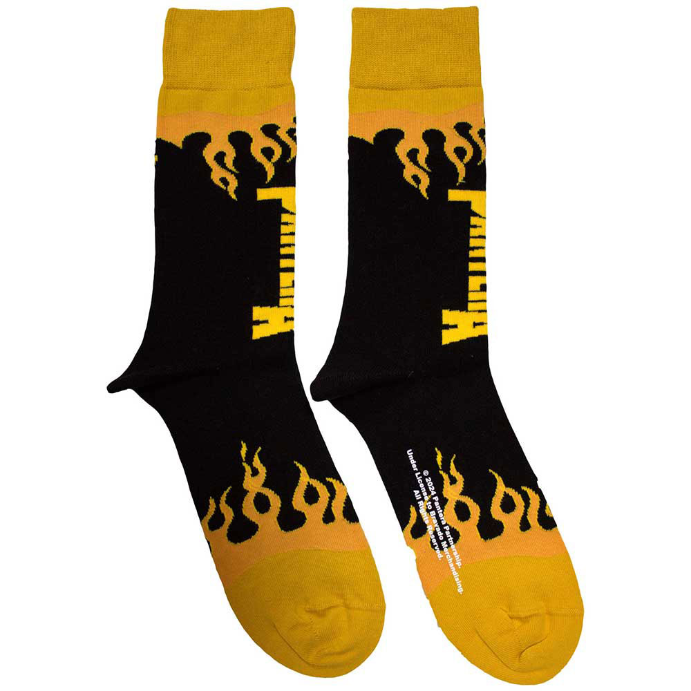 Pantera: Flame (UK Size 4 - 7) Strømper – officielt merchandise