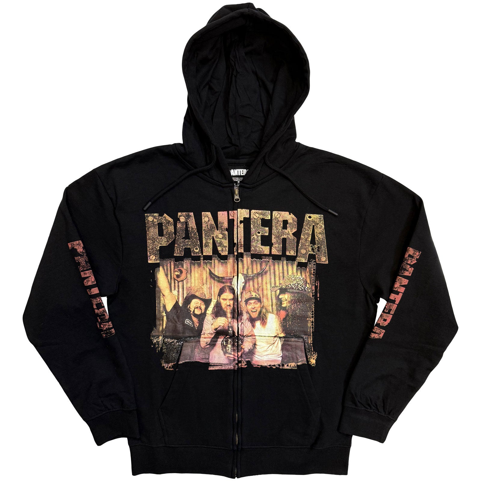 Pantera: Bong Group Zipped Hoodie