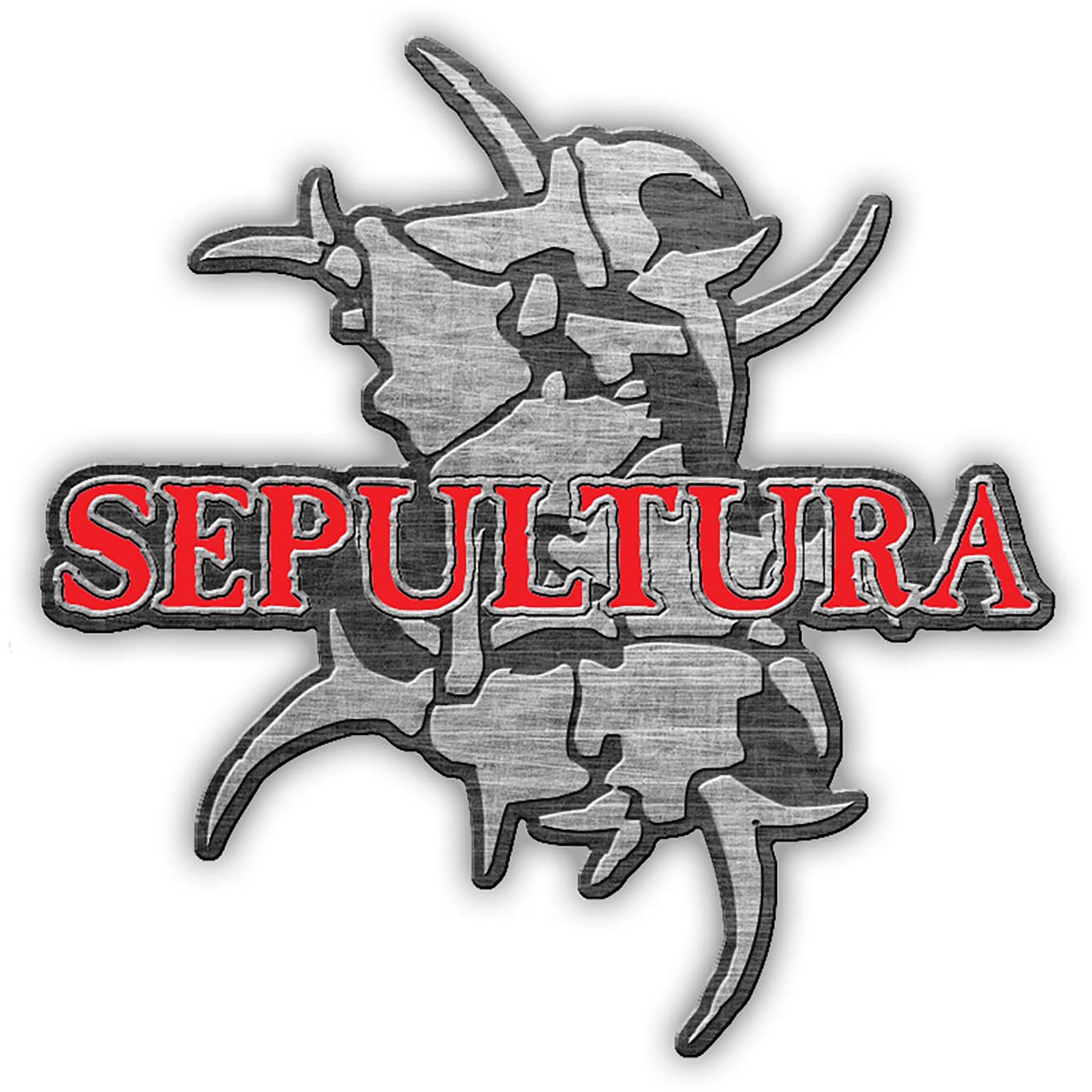 Sepultura: Logo & Tribal S Pin Badge