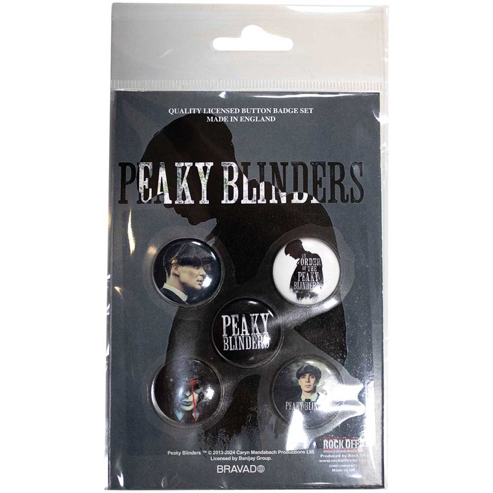 Peaky Blinders: By Order Of Button Badge Pack