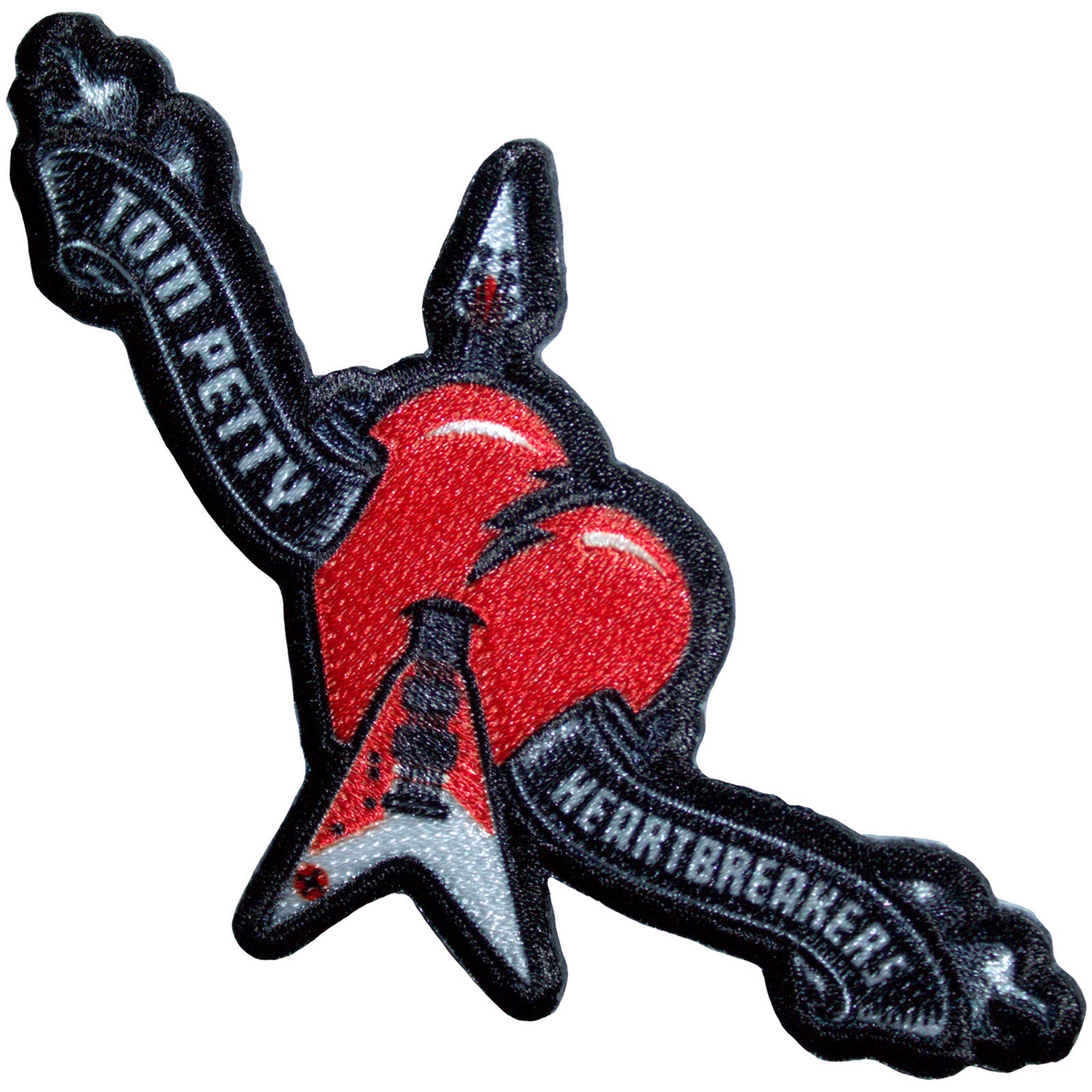 Tom Petty & The Heartbreakers: Heart Logo Patch – officielt merchandise