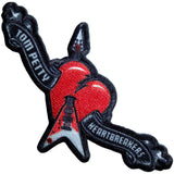 Tom Petty & The Heartbreakers: Heart Logo Patch – officielt merchandise