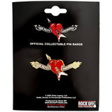 Tom Petty & The Heartbreakers: Heart Logo Pin Badge