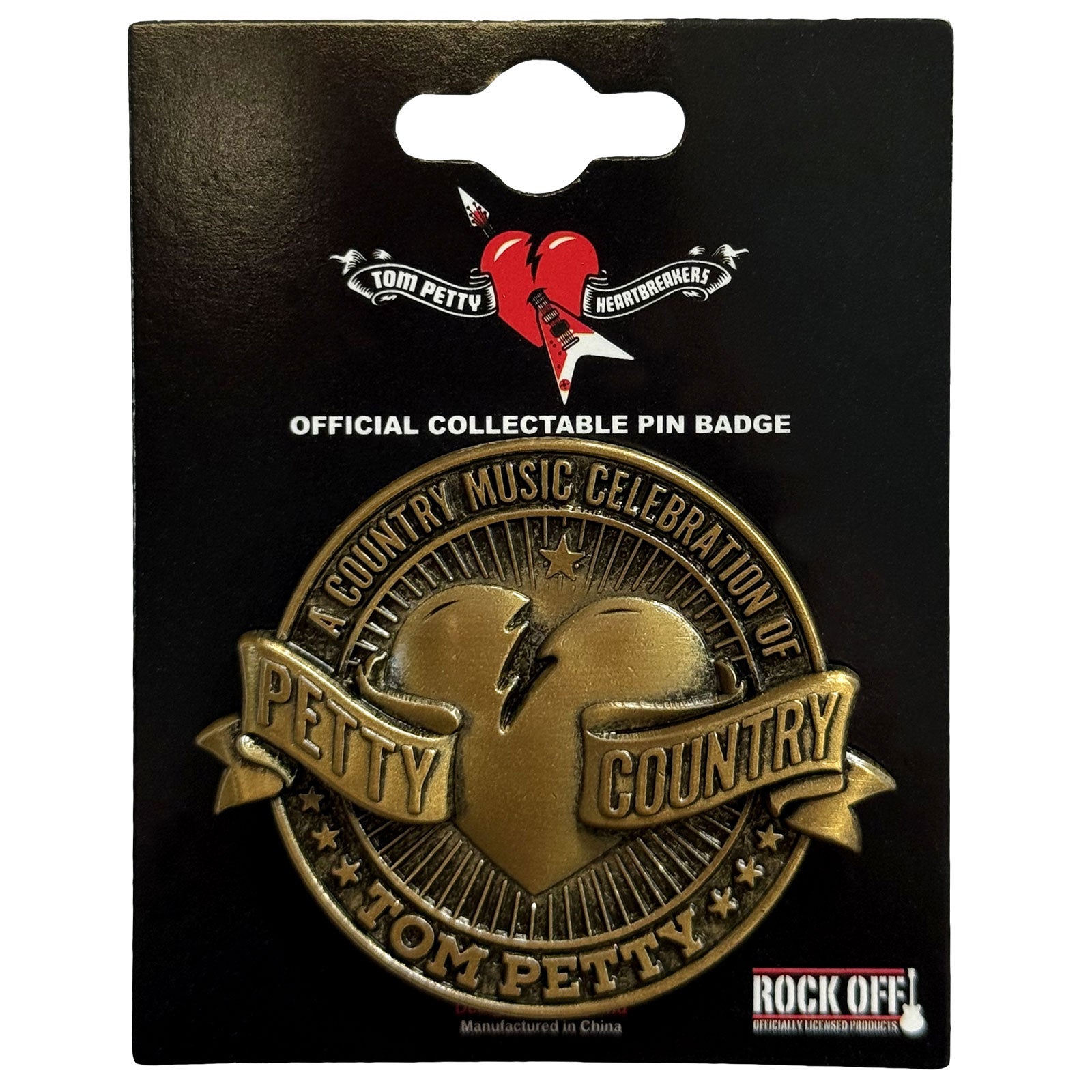Tom Petty & The Heartbreakers: Petty Country Pin Badge