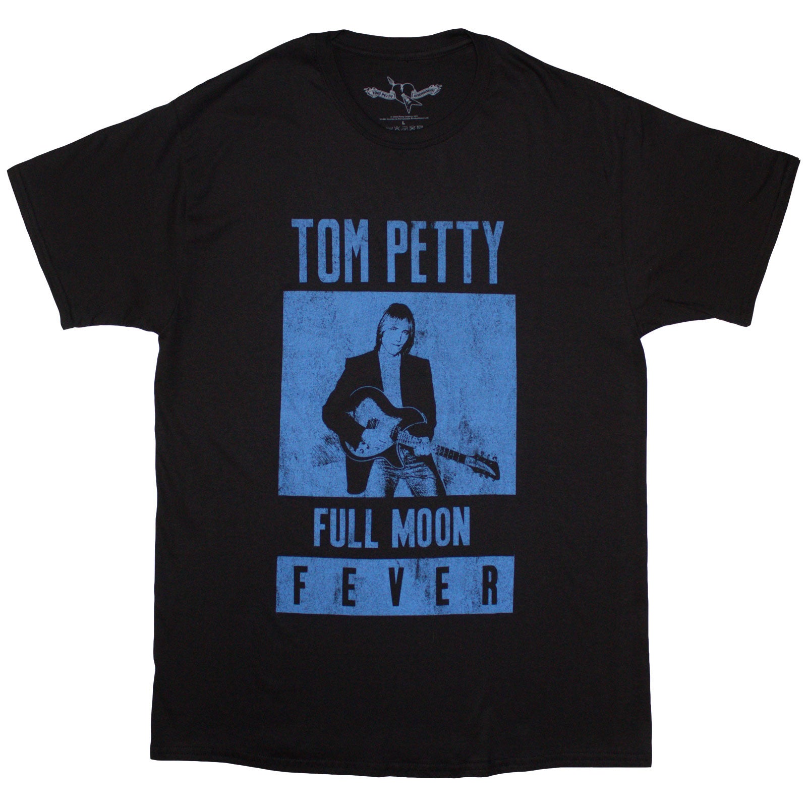 Tom Petty & The Heartbreakers: Full Moon Fever Blue T-Shirt