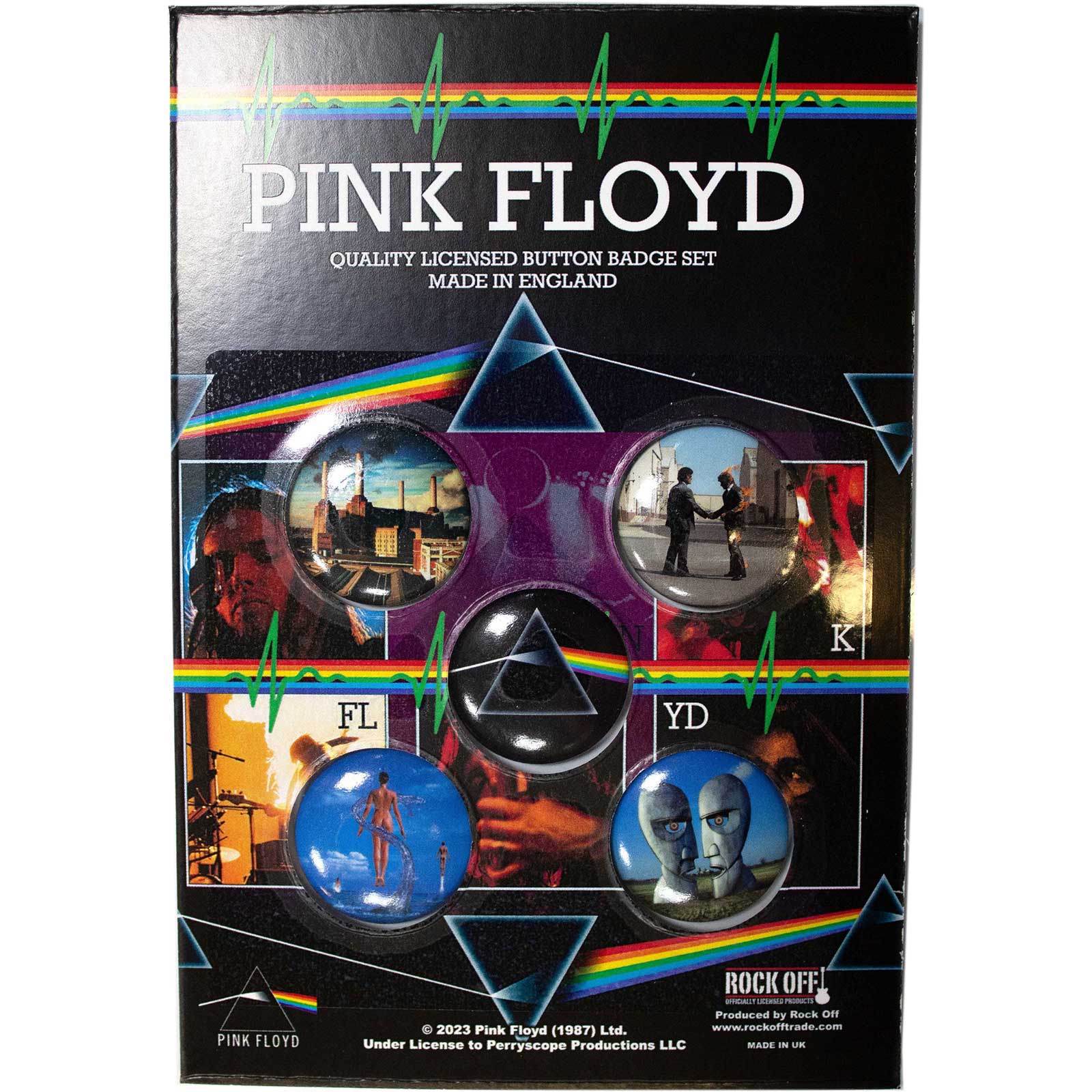 Pink Floyd: Album Covers Button Badge Pack