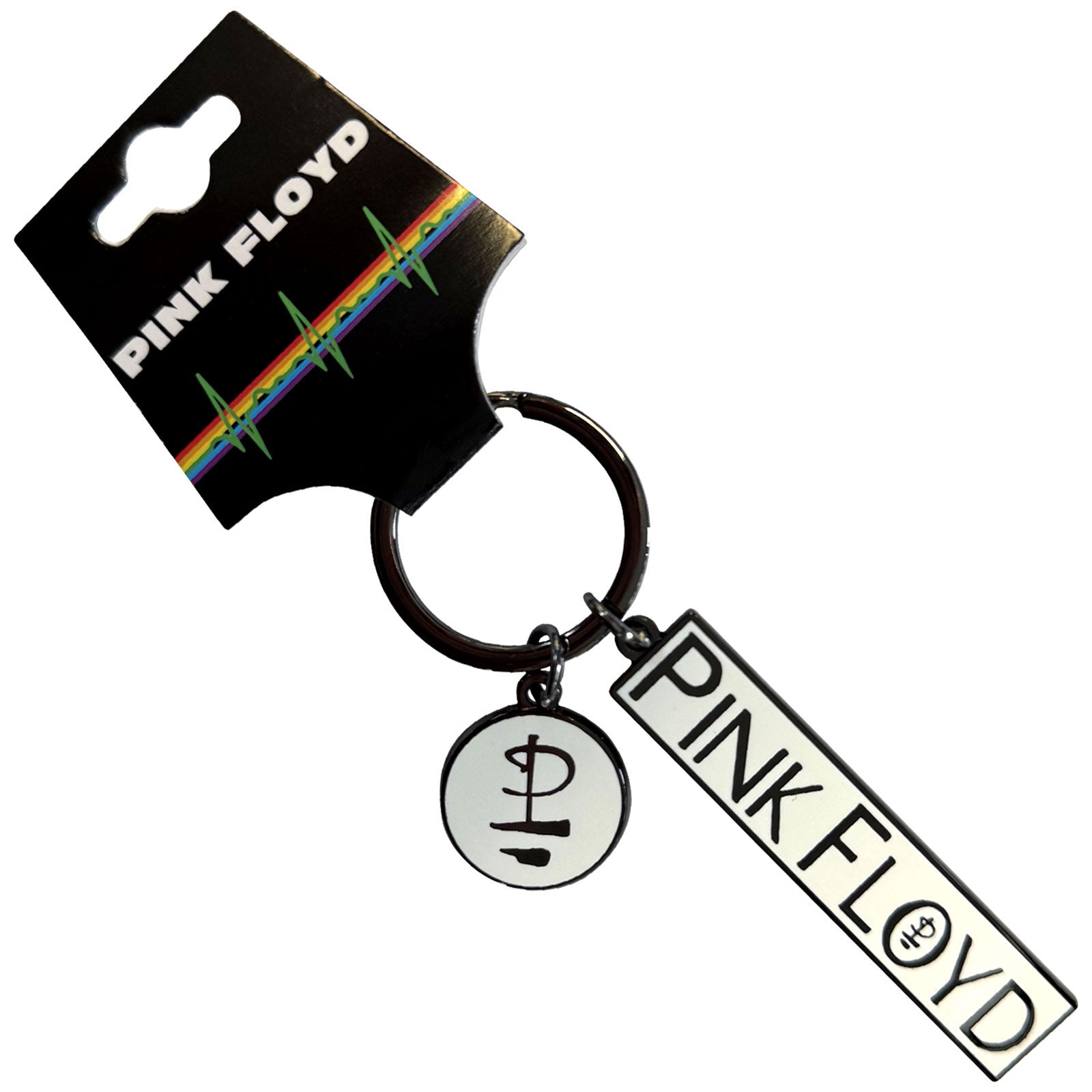 Pink Floyd: Division Bell Logo & Charm Keychain