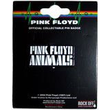 Pink Floyd: Animals Mono Text Logo Pin Badge