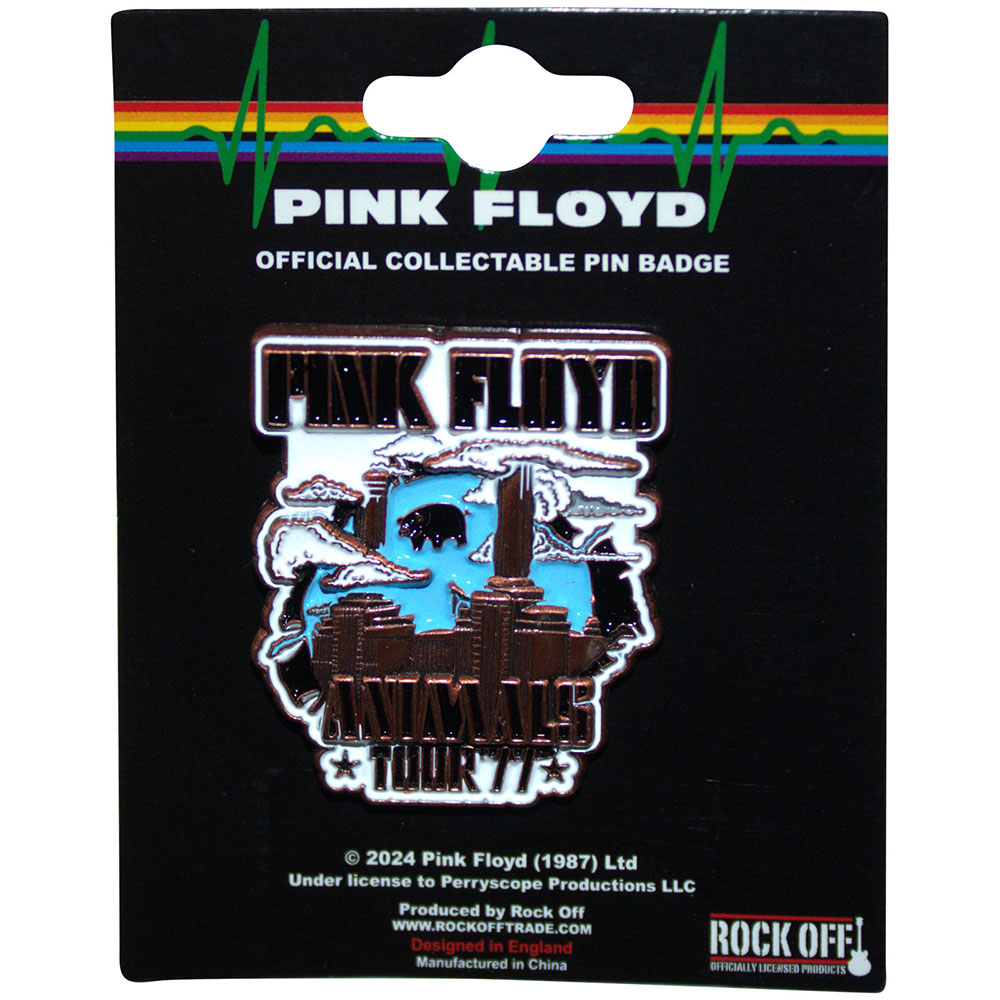 Pink Floyd: Animals Tour '77 Pin Badge (Die Casting)