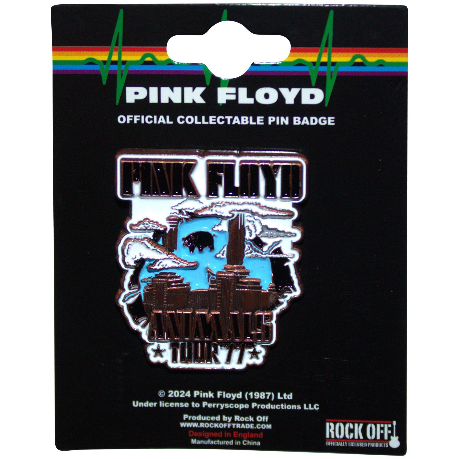 Pink Floyd: Animals Tour '77 Pin Badge