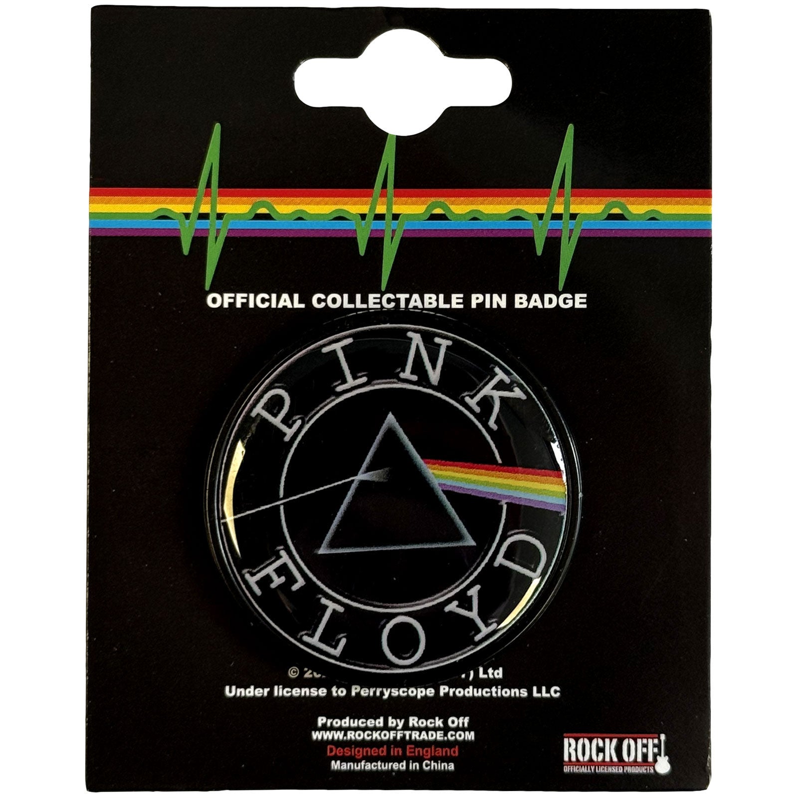 Pink Floyd: Circle Logo Pin badge – officielt merchandise