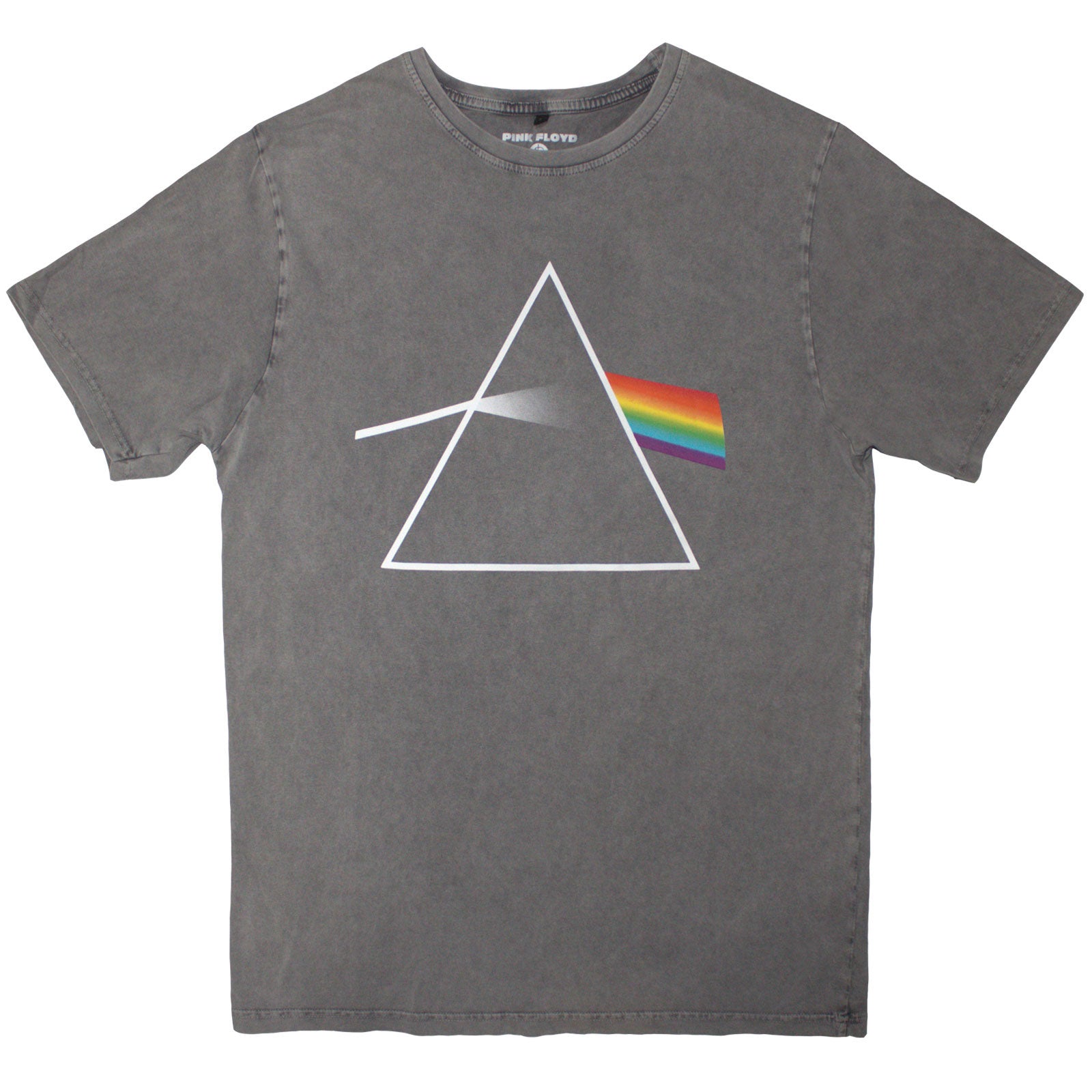 Pink Floyd: Dark Side of the Moon Album Stone Wash T-Shirt (Wash)