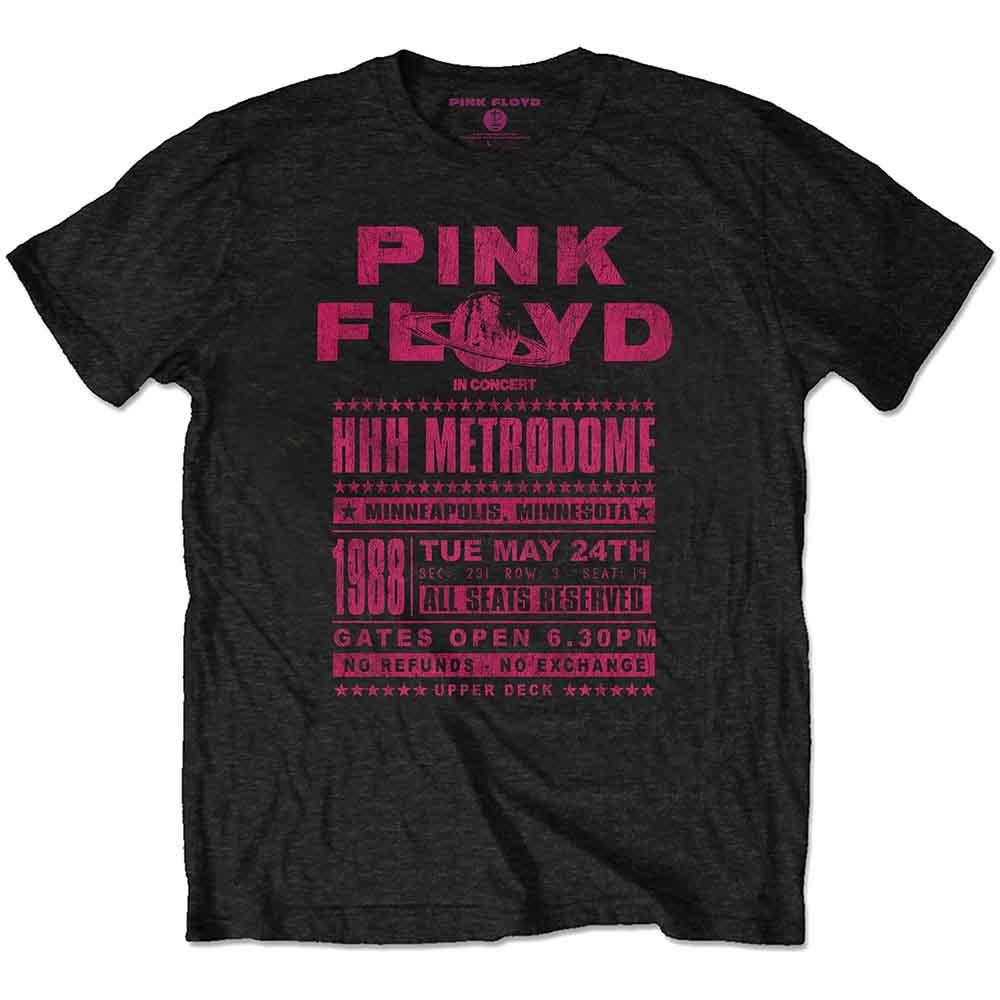 Pink Floyd: Metrodome '88 T-shirt – officielt merchandise