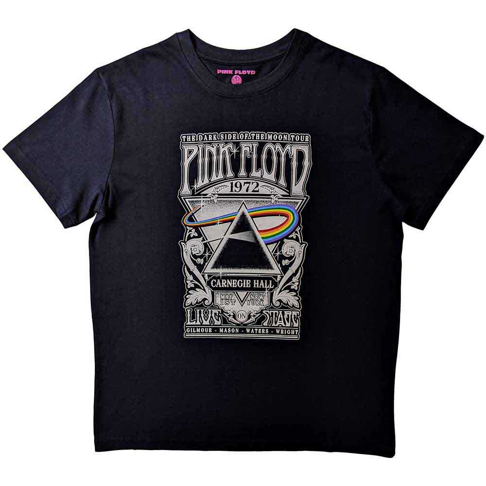 Pink Floyd: Carnegie Hall Poster T-shirt – officielt merchandise