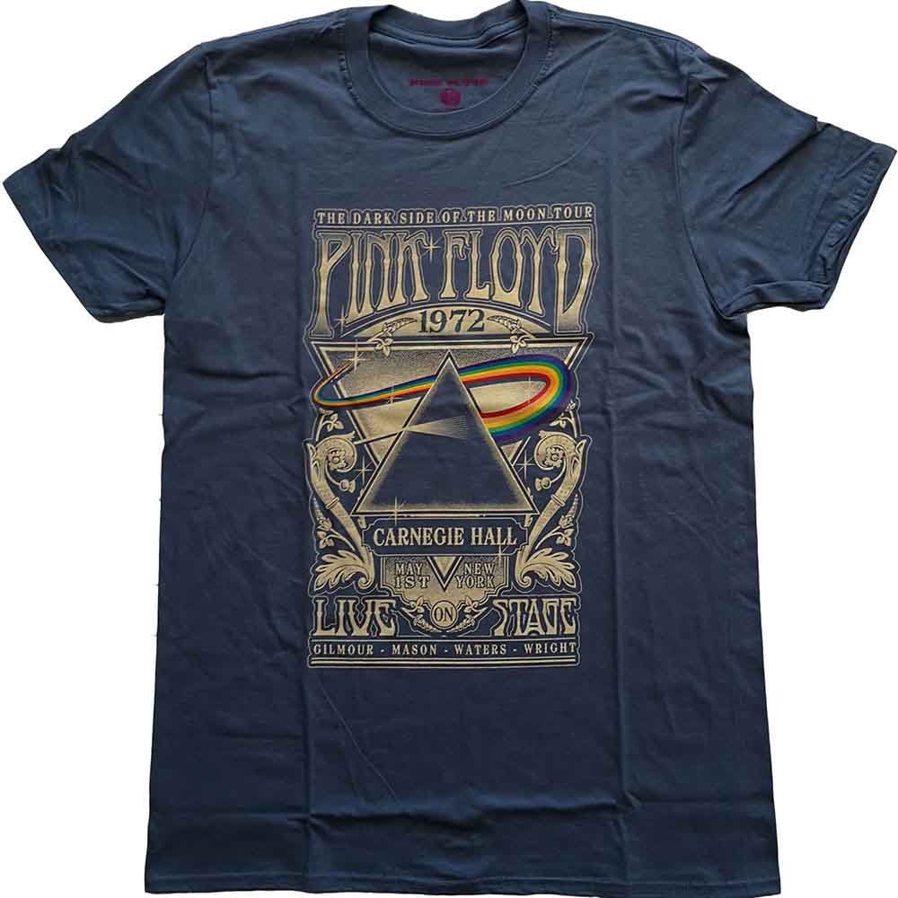 Pink Floyd: Carnegie Hall Poster T-shirt – officielt merchandise
