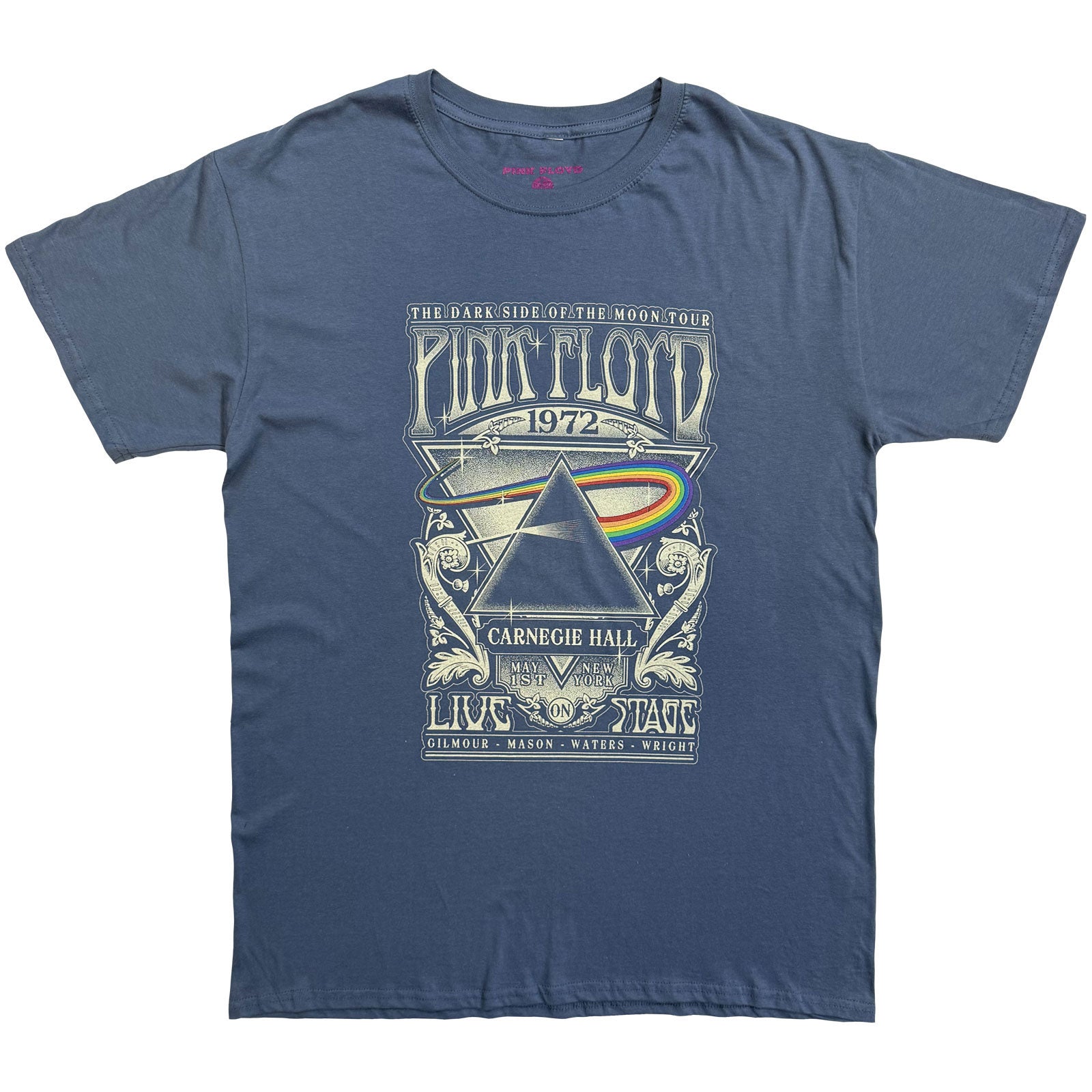 Pink Floyd: Carnegie Hall Poster T-shirt – officielt merchandise