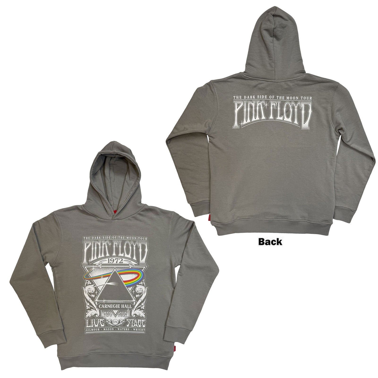 Pink Floyd: Carnegie Hall Poster Hoodie – officielt merchandise
