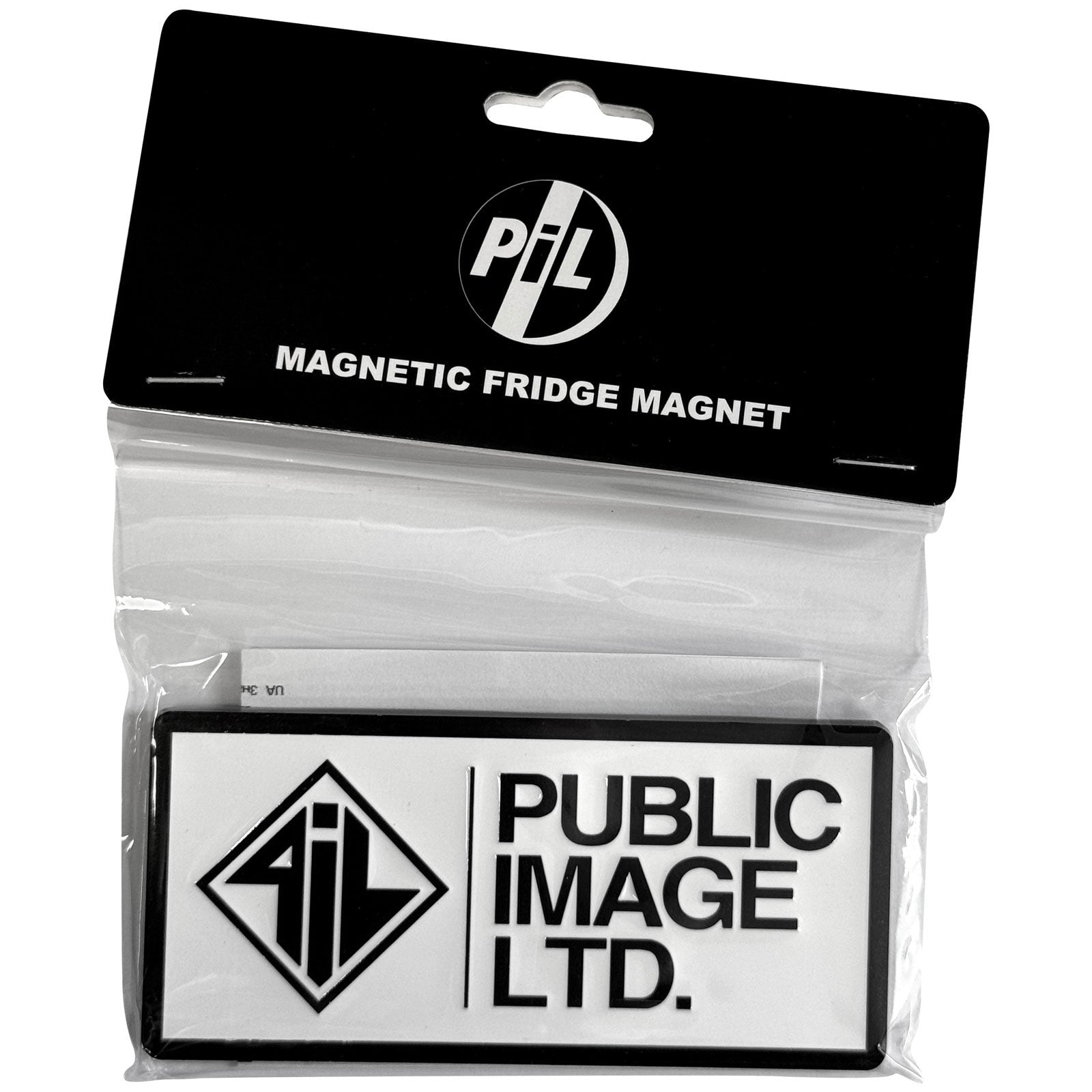 PIL (Public Image Ltd): New Logo Stacked Text Magnet – officielt merchandise