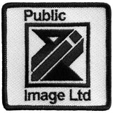 PIL (Public Image Ltd): Diamond Logo & Text Patch – officielt merchandise