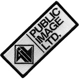 PIL (Public Image Ltd): New Logo Stacked Text Patch – officielt merchandise