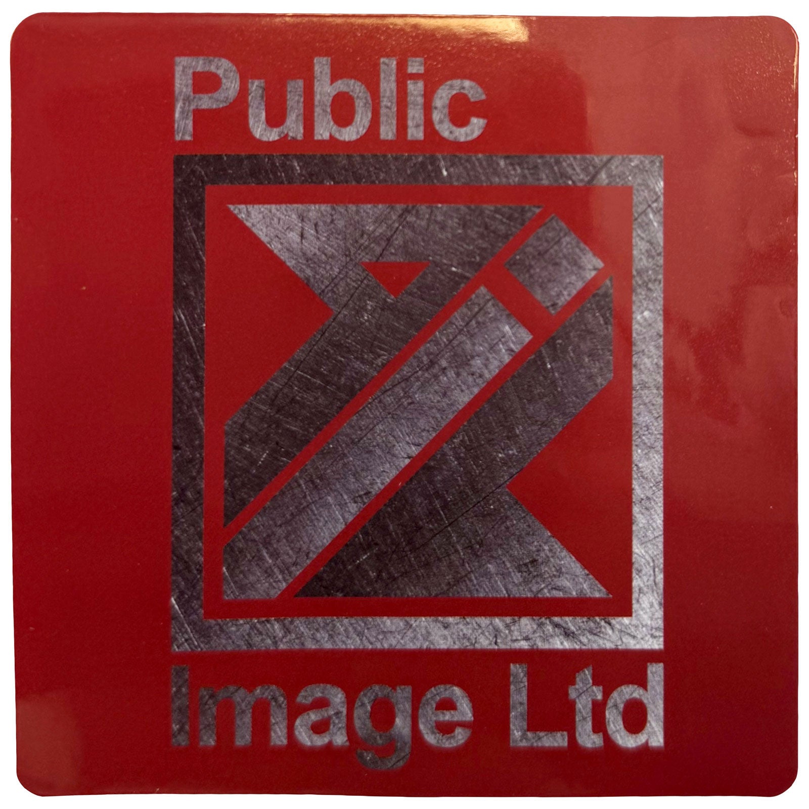PIL (Public Image Ltd): Brushed Steel Logo & Text Stationery – officielt merchandise