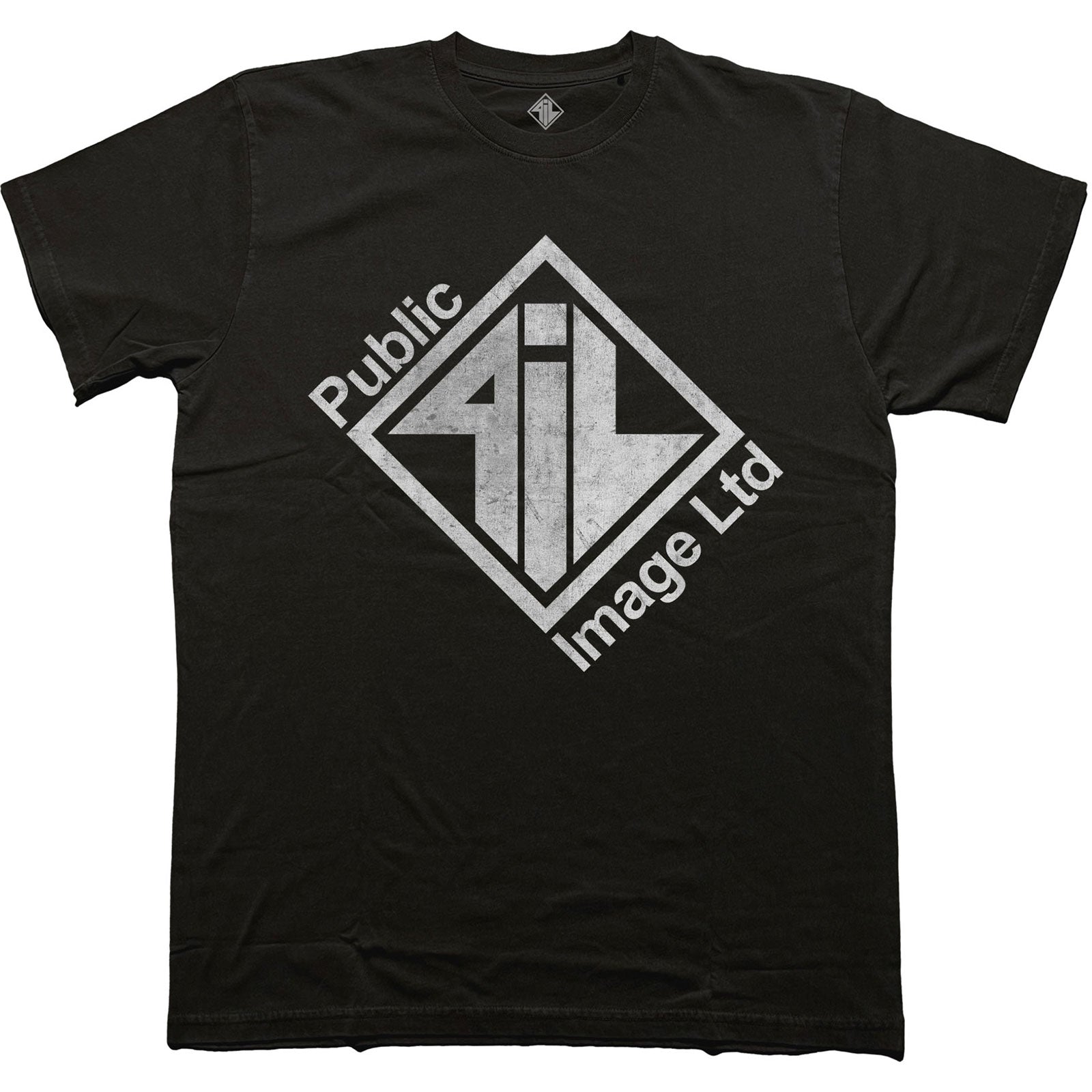 PIL (Public Image Ltd): Diamond Logo & Text T-Shirt